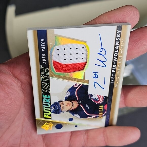 2022-23 SP Authentic #FWAP-TF Trey Fix-Wolansky Future Watch Auto Patch #/100 - Picture 5 of 11